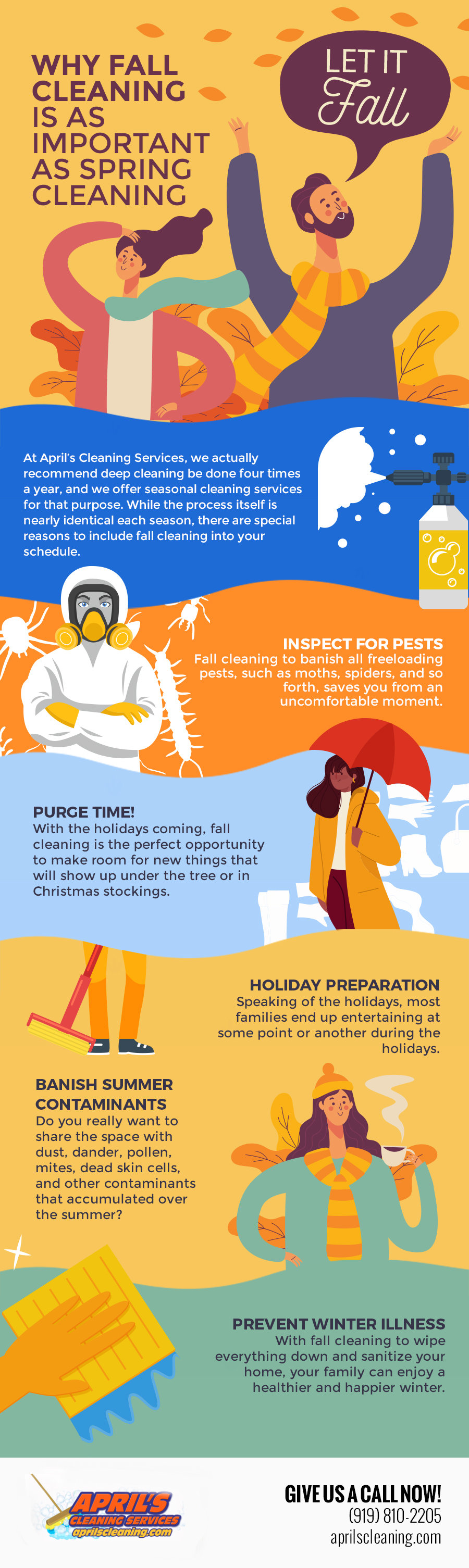 Why Fall Cleaning is as Important as Spring Cleaning [infographic]