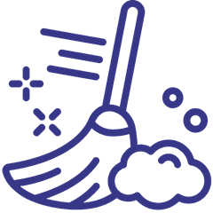 We can clean up before and/or after your holiday gatherings.